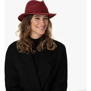 Klobouk Dámský cestovní bordó zimní klobouk Dagmar Plus (ušní klapky) - Mayser Velikost: 55 cm (S)