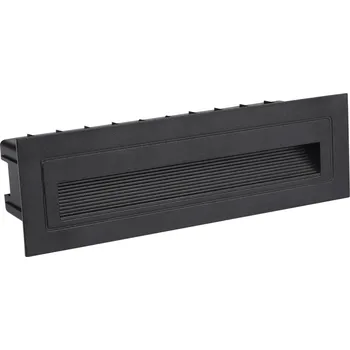 Venkovní osvětlení Optonica LED STEP LIGHT SQUARE černé 6W 480LM 3000K AC220-240V IP65 - NEW