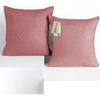 Povlak na dekorativní polštářek Sada 2 ks povlaků na polštář Softa pudrově růžová, velikost 45x45