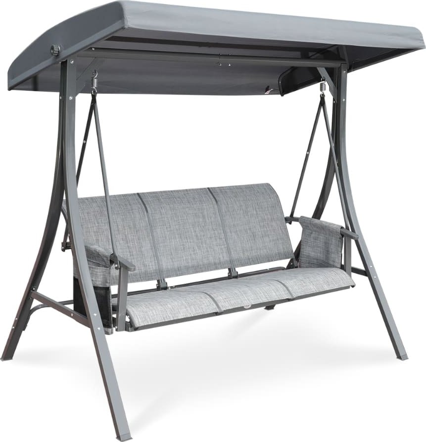 Zahradní houpačka Emiliana, šedá