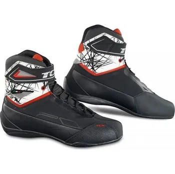 Moto obuv Moto boty TCX RUSH 2 WP černo/bílo/červené (Velikost: 43) MCF_14323