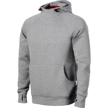 Pánská mikina Vertex Hoodie mikina pánská tmavě šedý melír L