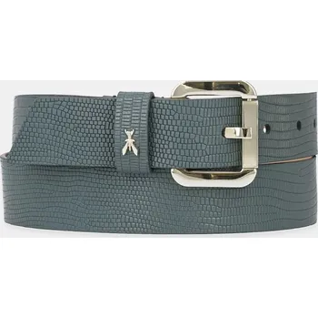 Opasek Kožený pásek Patrizia Pepe dámský, zelená barva, 8W8684 L137 8W8684.L137 96X, vel. S