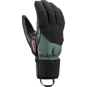Rukavice Leki Hevon Thermo 3D, black-dusty green 8,5