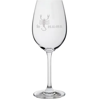 Sklenice Štír - sklenice na víno - znamení zvěrokruhu