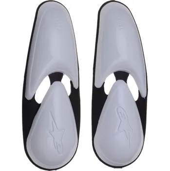 Moto obuv slidery špičky pro boty Supertech/SMX-3/S-MX/GP Tech replica, ALPINESTARS (bílé, pár) 25SLITECH-BI