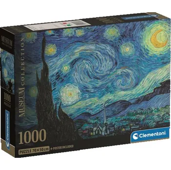 Puzzle Clementoni - Puzzle 1000 Muzeum Hvězdná noc