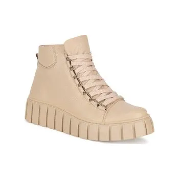 Dámská zimní obuv Sergio Bardi Kotníková obuv WI23-B1025-01SB Béžová 36
