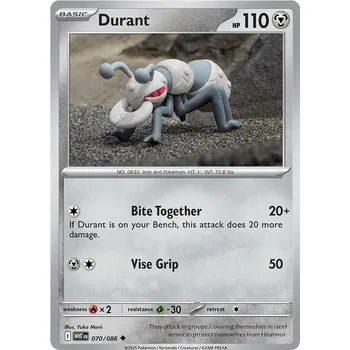 Sběratelská karetní hra Durant 070/086 - White Flare Typ karty: Non-Holo