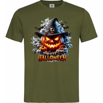 Pánské oblečení Tričko Happy Halloween | Pumpkin Druh: Pánské, Barva: Khaki, Velikost: L