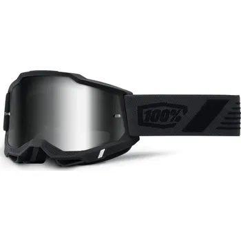 Motocyklové brýle ACCURI 2, 100% SCRANTON, stříbrné plexi 50014-00018