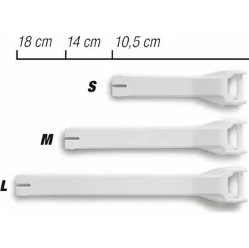 Moto obuv Pásek FORMA GH strap bílý SPPC380 (Velikost: M) MCF_6370