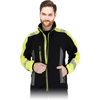 Pánská mikina Leber&Hollman POLVIS mikina HI-VIS Black/Yellov