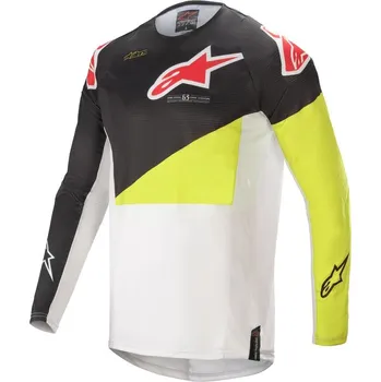 Moto dres ALPINESTARS(MX) DRES T-FAC BLK/YL/WT (3761021-1552-2X) (Velikost: 2XL) 3761021-1552-2X