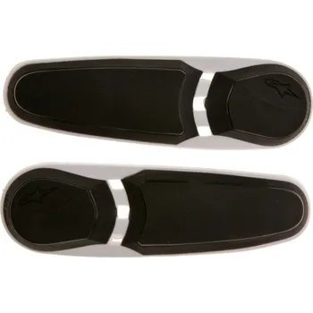 Moto obuv slidery špičky pro boty SMX PLUS model 2013/14, ALPINESTARS (bílé/černé, pár) 25SLISMX13-21-TU