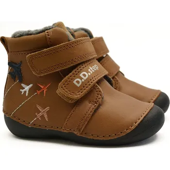 Chlapecké polobotky Zimní boty DDstep W015-52347B hnědé Velikost: 22