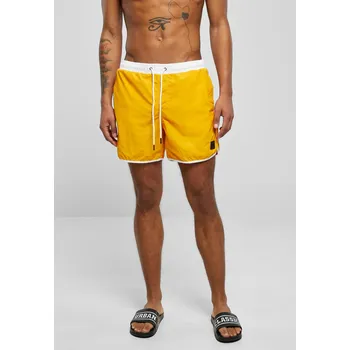 Dámské plavky Retro plavky bílé/magicmango Urban Classics oranžová 2541417