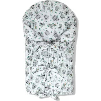 Zavinovačka ESITO | Klasická zavinovačka čtvercová Koala - bílá / 75 x 75 cm