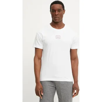 Pánské tričko Tričko HUGO Laze T-Shirt bílá barva, s potiskem, 50525236 00A, vel. XXL