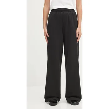 Bavlněné tepláky adidas Originals Essentials dámské, černá barva, JW2812, L, 99X