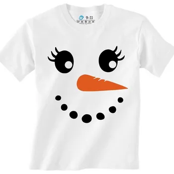 Chlapecké tričko Dětské tričko Paní Sněhuláková (Velikost: 7-8, Barva: Bílá)