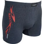 FANNIFEN Pánské bavlněné boxerky Sport G5183 Barva: červená, Velikost: L