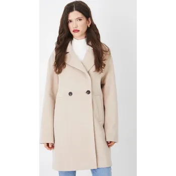 Dámský kabát Kabát Medicine dámský, béžová barva, přechodný, oversize RS25.KPD101 08X, vel. XL