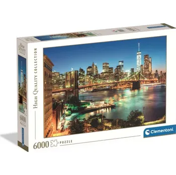 Puzzle Clementoni - Puzzle 6000 Světla Brooklynského mostu