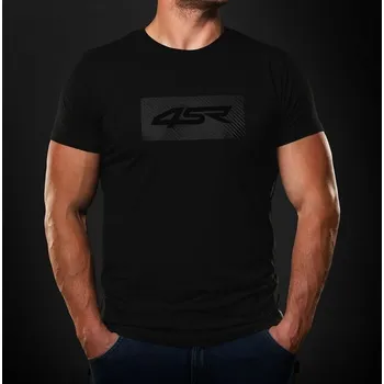 Pánské tričko Tričko 4SR Logo Carbon black Velikost: XL