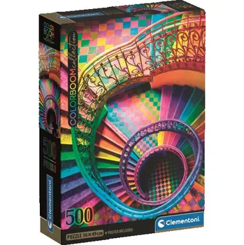 Puzzle Clementoni - Puzzle 500 Barevné schody