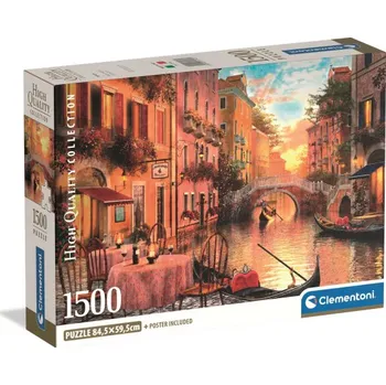 Clementoni - Puzzle 1500 Benátky