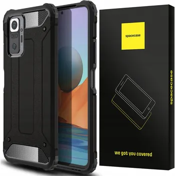 Pouzdro na mobilní telefon Zadní Kryt Spacecase pro Xiaomi Redmi Note 10 Pro, černý