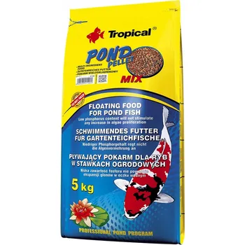 Krmivo pro rybičky Krmivo pro ryby Tropical Pond Pellet Mix 5 kg