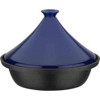 Pánev Hrnec s vysokou poklicí Tajine GSW Indukce Modrá Černá (22 x 30 cm)