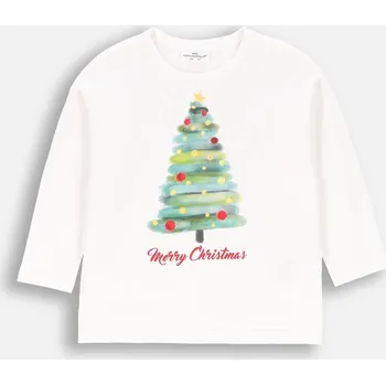 Dívčí tričko Coccodrillo dětské tričko béžové bavlna velikost 128