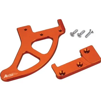 Brzda pro motocykl ACCEL kryt hliníková zadní brzdového kotouče KTM SX/SXF 04-18, EXC/EXCF 04-19 barva oranžová (ACCEL kryt hliníková zadní brzdového kotouče KTM SX/SXF 04-18, EXC/EXCF 04-19 barva oranžová)