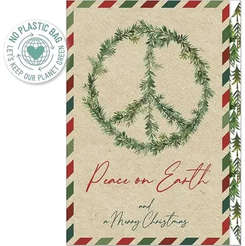 Artebene Vánoční přání 11x17cm s obálkou Organics