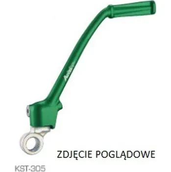 ACCEL startovací páka hliníková KAWASAKI KX 85 01-25, KX 100 01-21, KX 112 22-25, barva černá (ACCEL startovací páka hliníková KAWASAKI KX 85 01-25, KX 100 01-21, KX 112 22-25, barva černá)