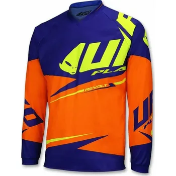 Moto dres Dres motokros UFO REVOLT - oranžovo-tmavěmodrý - velikost XXXL (Velikost: XXXL) UF4395-07-XXX