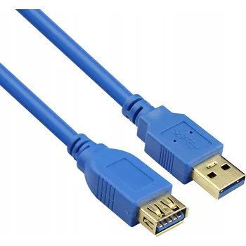 Napájecí kabel USB prodlužovací kabel Mobilari M555062 modrý 3m