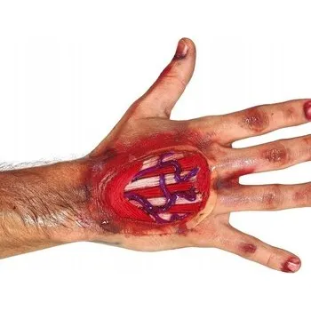 Příslušenství pro čtečku elektronické knihy Halloweenská krvavá nálepka – popálenina, rána na ruku