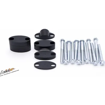 Řídítka ACCEL držáky/zvedáky na řidítka (spodní-28,6/horní-28,6mm) (plastery 18+5+10+6=39mm) barva černá (BMA-01BK) (ACCEL držáky/zvedáky na řidítka (spodní-28,6/horní-28,6mm) (plastery 18+5+10+6=39mm) barva černá (BMA-01BK))