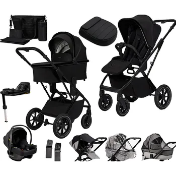 Kočárek Kočárek MOON Set PIÚ Orbit 2026, black chrome - onyx