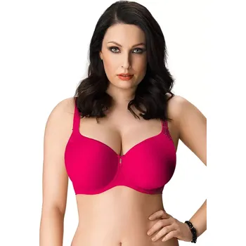 Podprsenka Dámská podprsenka 17871 Virginia raspberry - CORIN rubínová 65/G