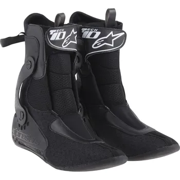 Moto obuv vnitřní botička pro boty TECH10 model 2014 až 2018, ALPINESTARS (černá) (Velikost: 40,5) 2H894455