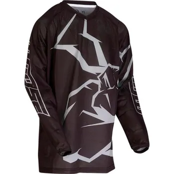 Moto dres MOOSE RACING SOFT-GOODS JRSY YT AGRDMESH BK/GY (2912-1993) (Velikost: M) 2912-1993