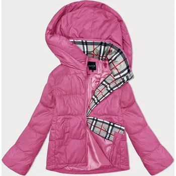 Dámská cargo bunda Růžová péřová bunda s kapucí pro ženy - TiTi Warm, odstíny růžové XL (42) i392_23252-53