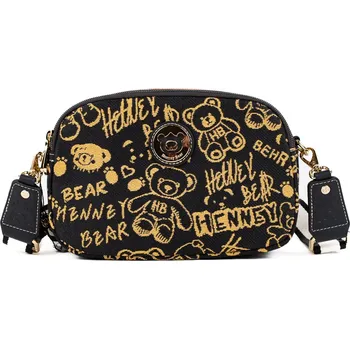 Kabelka Henney Bear Dámská kabelka Gold Time H-1171