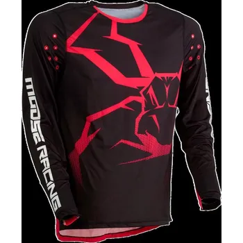 Moto dres MOOSE RACING SOFT-GOODS DRES AGROID BK/RD (2910-5838) (Velikost: L) 2910-5838