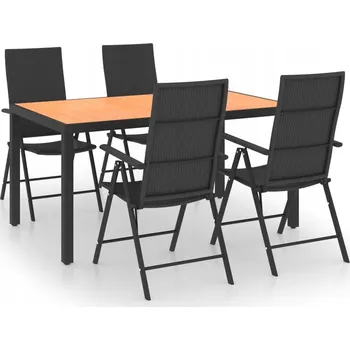 Zahradní nábytek z dřeva VidaXL, hnědý, 5 dílů